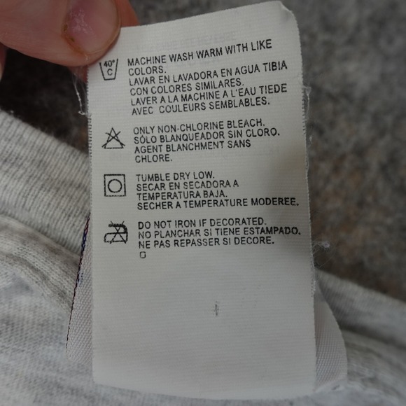 Vintage 1991 Super Bowl T-Shirt XL Grey XXXIII Broncos Falcons Game 90s Tee Rare - Picture 7 of 11